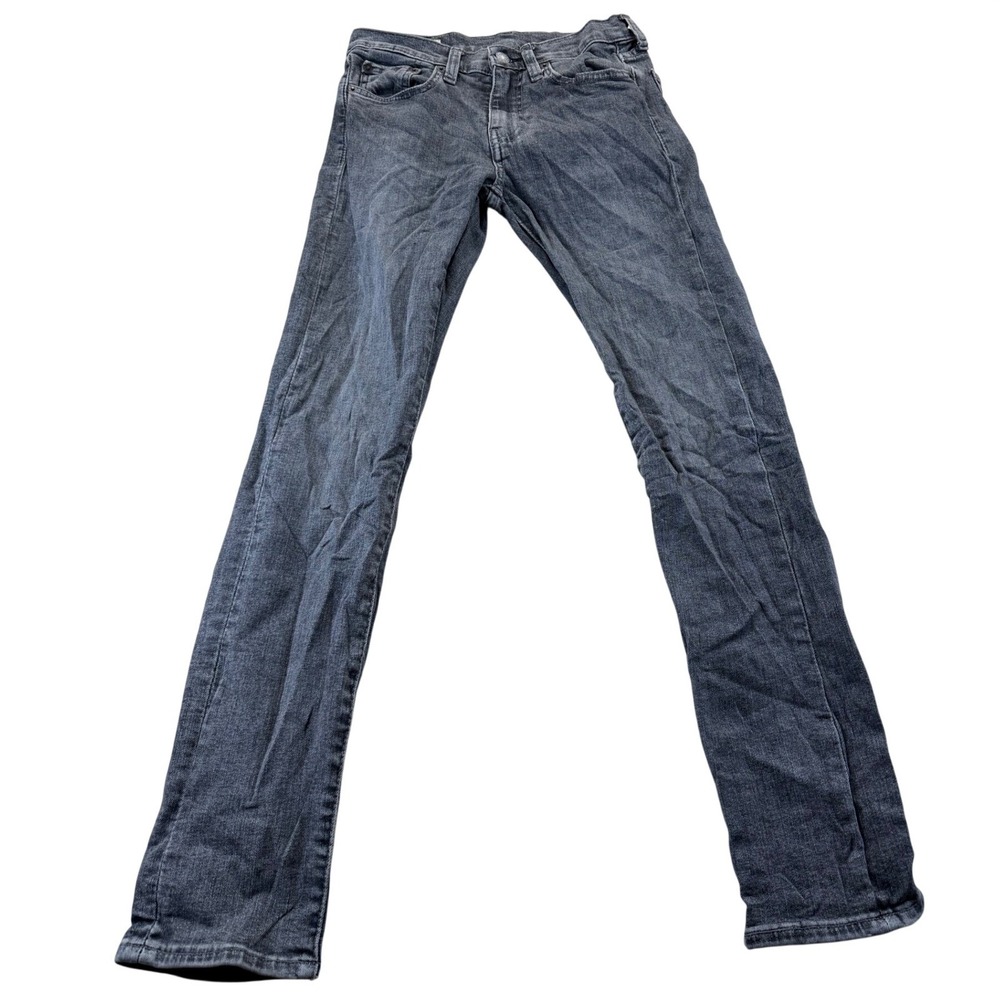 Levi's Jeans Mens 28x32 Gray 519 Extreme Skinny Premium Denim Pants Stretch